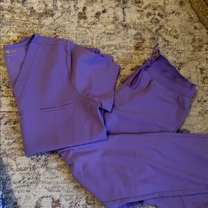 Purple Mandala Scrub Set